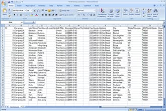 create a real contact database