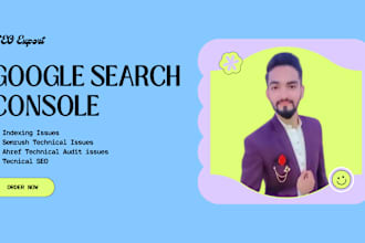 fix seach console indexing, semrush, ahref and technical SEO issues