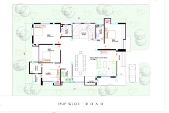 make architectural 2d floor plan and elevation