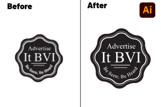 do vector tracing, update or redesign any logo or graphic