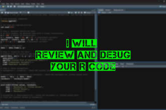 review and debug your r code