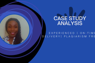 write a case study analysis for your business