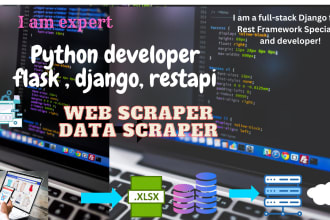 be python developer and expert in degugging, django, fastapi, flask development