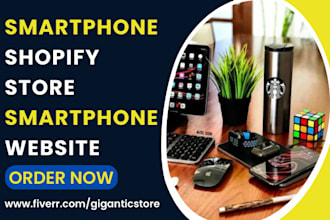 design smartphone shopify store gadget electronics tech  website dropshipping