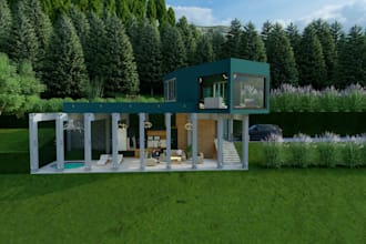 create 3d architectural renderings and visualizations for interior and exterior