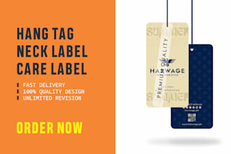 craft unique hang tag designs for your products
