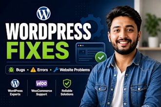 fix wordpress issues, errors and website problems
