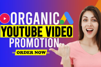 do organic youtube video promotion for channel growth