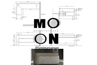 draw furniture plan , section and elevation in 2d autocad