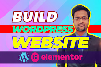build, revamp or fix your wordpress elementor website