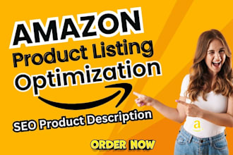 write amazon product descriptions with SEO amazon listing optimization