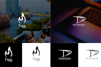 design a modern line logo for your fashion brand in 24 hours
