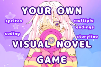 code your visual novel game and design its gui with renpy