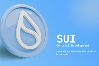develop a smart contract for sui