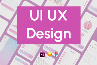 do your mobile app and website UI UX prototype wireframes in figma