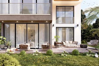 create sketchup 3d model, floor plans, high quality renders