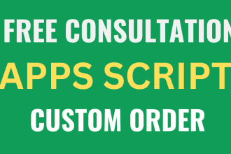 automate sheets, docs, calendar, gmail, forms, drive with google apps script