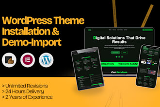 urgently install themeforest theme, envato or themeforest template