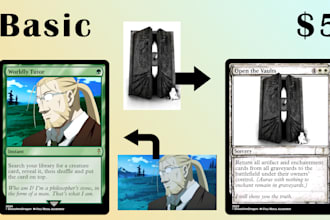 create your custom magic the gathering card