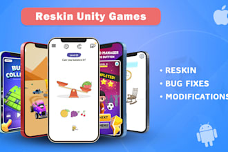 reskin and modify your 2d 3d unity game