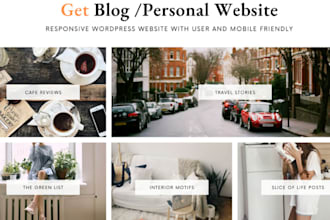 design professional blog website for you
