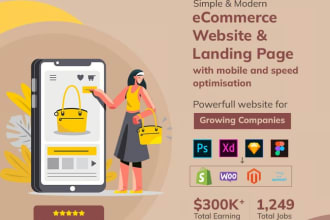 setup design wordpres ecommerce website online store custom woocommerce checkout