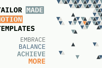 build a tailor made notion template