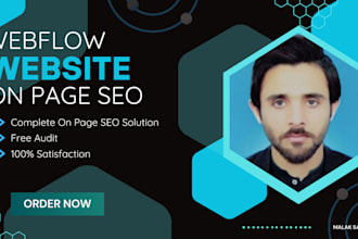optimize your webflow site with expert on page SEO