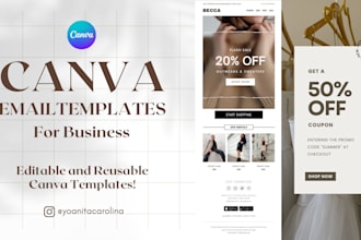 design canva email templates for your business