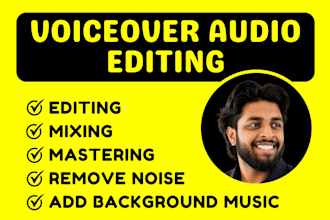 voiceover editing, youtube audio editing