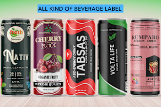 label logo for juice,liquid,beverage,milk,mocktail,energy drink,water,can,soda