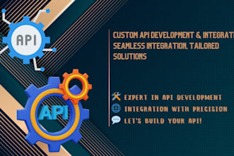 do custom API  development and integration