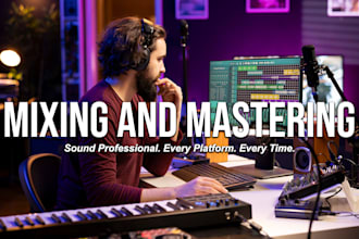 mix and master your song to a professional streaming standard