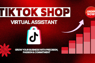 tiktok shop tiktok virtual assistant tiktok dropshipping VA