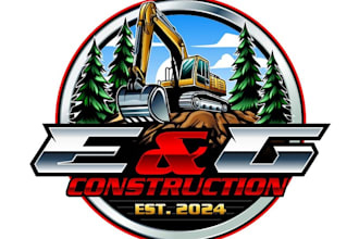 design wonderful excavator logo with unlimited revisions