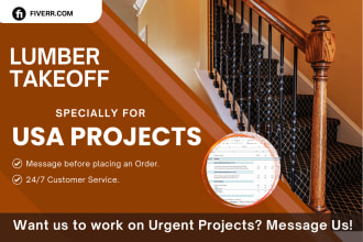 do wood framing, cost estimation, and lumber material takeoffs