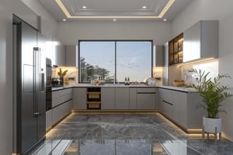 design your kitchen with realistic renders