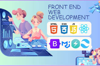 be your front end developer with figma to react js, html tailwind css, nextjs