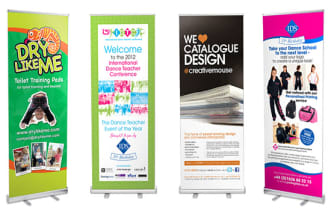 design roll up and retractable banner design