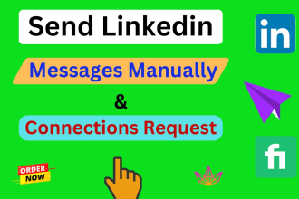 send message manually on linkedin one by one