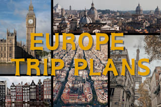 plan your trip to anywhere in europe