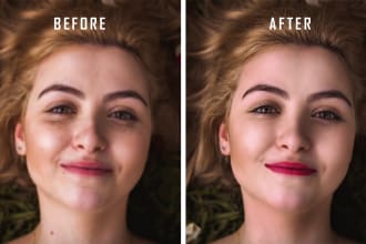 photoshop headshot image editing, portrait photo retouching, or skin retouching