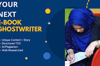 ghostwrite your e book