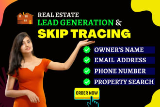 do skip tracing, real estate bulk skip tracing and property owner leads