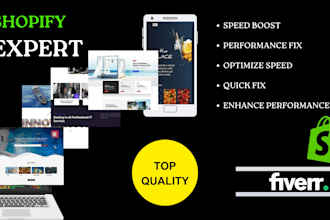fix your shopify bugs html css liquid speed optimization and shopify development