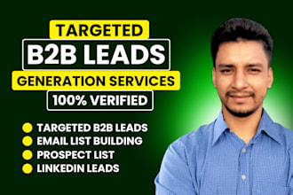 do b2b leads generation, linkedin leads, business leads prospect list building