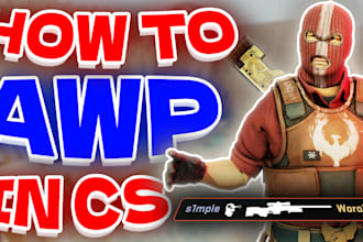 make you a counter strike thumbnail that will attract viewers and increase ctr