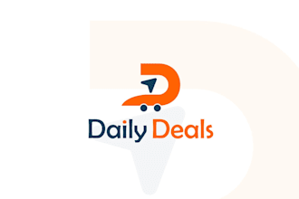 create a modern online shop logo for your business
