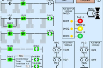 do ladder logic  for your project plc programming