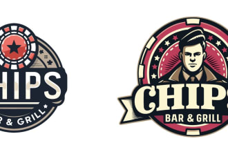 design a vintage bar logo